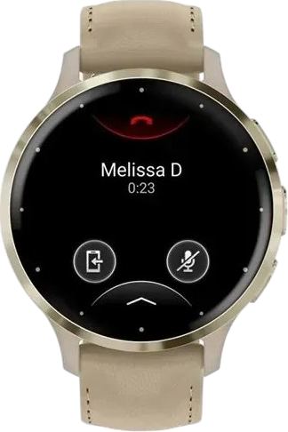 Smartwatch Garmin Venu 3S Soft Gold S. Steel Bezel w. French Gray Case and Leather Band (010-02785-55) - obraz 2