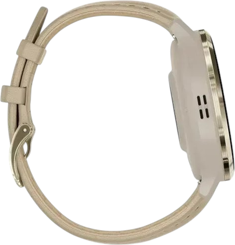 Smartwatch Garmin Venu 3S Soft Gold S. Steel Bezel w. French Gray Case and Leather Band (010-02785-55) - obraz 8