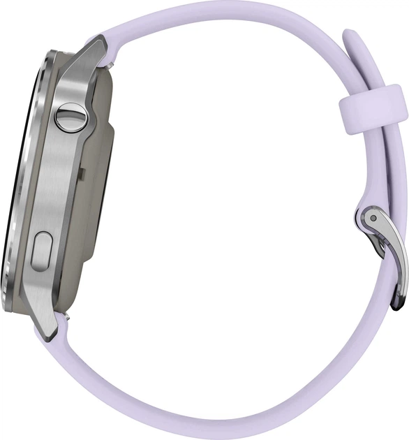 Смарт-годинник Garmin Venu 4 41mm Silver with Periwinkle Silicone Band (010-03013-01) - зображення 7