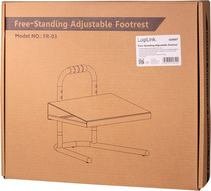 Podnóżek Logilink Free-standing Footrest (4052792048124) - obraz 3