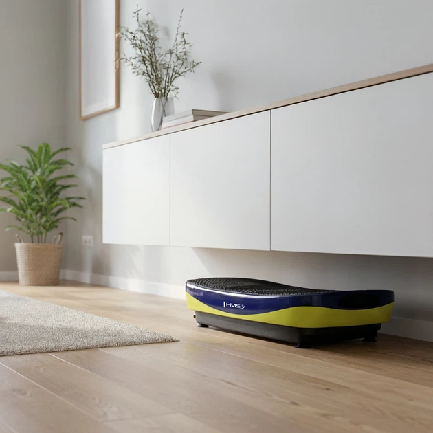 Вібраційна платформа HMS SVP11 з 3D‑накладкою та 2 двигунами Чорний з синім (5908261686405) - зображення 9