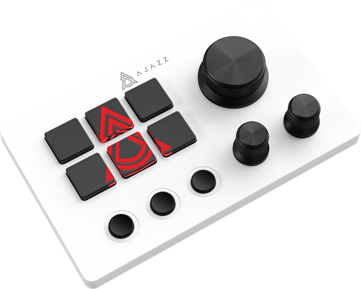 Контроллер для стриминга Ajazz AKP03E USB White - изображение 3