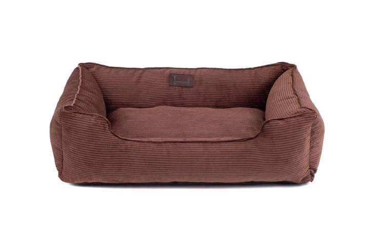 Лежак Harley and Cho Dreamer Brown Velvet XL 110x70 cm Коричневий для собак (HC-003100092) - зображення 13