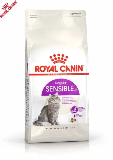 Сухой корм Royal Canin Sensible 33 - сухой корм для взрослых кошек с чувствительным пищеварением, 4 кг (2521040) - изображение 7