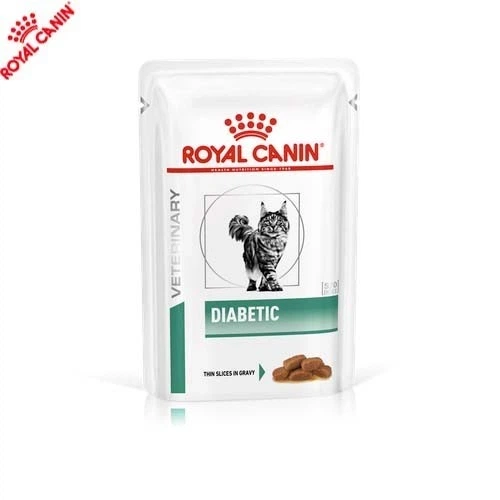 Влажный корм для взрослых кошек Royal Canin Diabetic Cat Pouches, 85 г (40850011) - Фото 3 Влажный корм для взрослых кошек Royal Canin Diabetic Cat Pouches, 85 г (40850011) - изображение 3