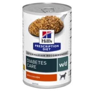 Hill’s PRESCRIPTION DIET w/d Diabetes Care вологий корм для собак при цукровому діабеті, з куркою, консерва, 370 г - Фото 7 Hill’s PRESCRIPTION DIET w/d Diabetes Care вологий корм для собак при цукровому діабеті, з куркою, консерва, 370 г - зображення 7