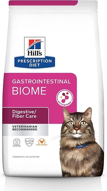 HILL'S Prescription Diet Feline Gastrointestinal Biome Сухий корм для кішок із куркою 1,5 кг - Фото 2 HILL'S Prescription Diet Feline Gastrointestinal Biome Сухий корм для кішок із куркою 1,5 кг - изображение 2