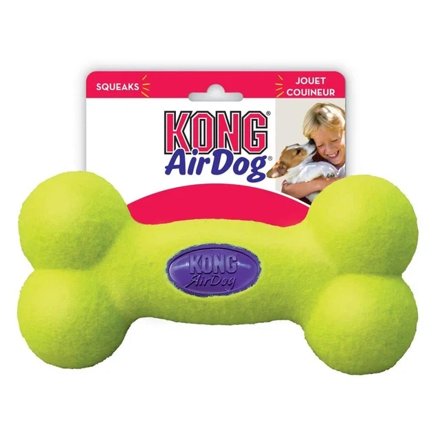 Іграшка Kong AirDog Squeaker Bone повітряна кістка для собак середніх порід, М - изображение 5