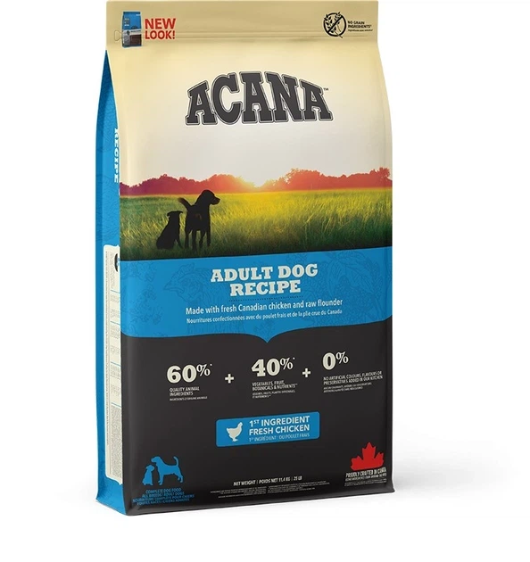 Сухой корм для собак ACANA Adult Dog Recipe для взрослых собак всех пород 17 кг (a52517) - изображение 5
