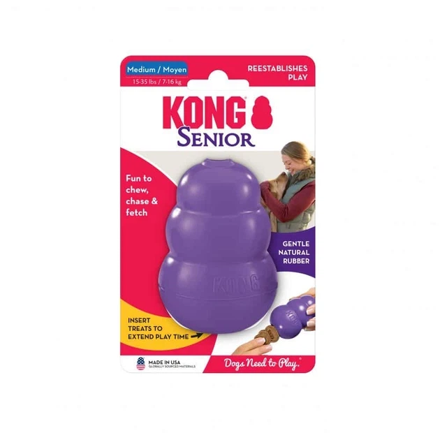 Іграшка Kong Senior груша-годівниця для собак середніх порід зрілого віку, М - зображення 6
