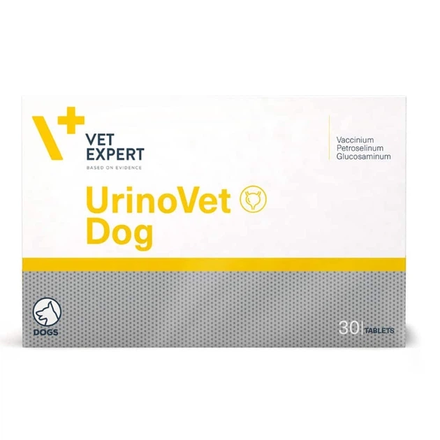 Vet Expert UrinoVet Dog Харчова добавка для підтримання сечовидільної функції у собак, 30 таб. - зображення 2