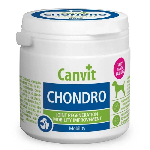 Комплекс витаминов для собак Canvit Chondro for dogs 100g в упаковке (can50729) - Фото 2 Комплекс витаминов для собак Canvit Chondro for dogs 100g в упаковке (can50729) - изображение 2
