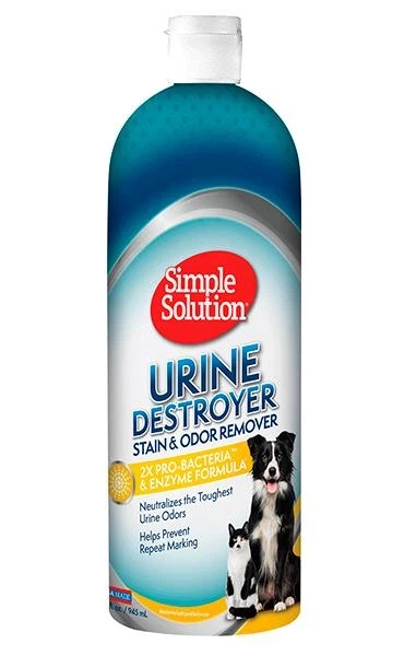 Засіб для нейтралізації запахів та видалення плям Simple Solution Urine Destroyer Stain and Odor Remove 945мл - зображення 2