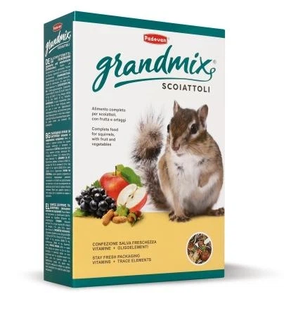 Корм Padovan GrMix scoiattoli для білок та бурундуків 750г в упаковці (PP00188) - зображення 2