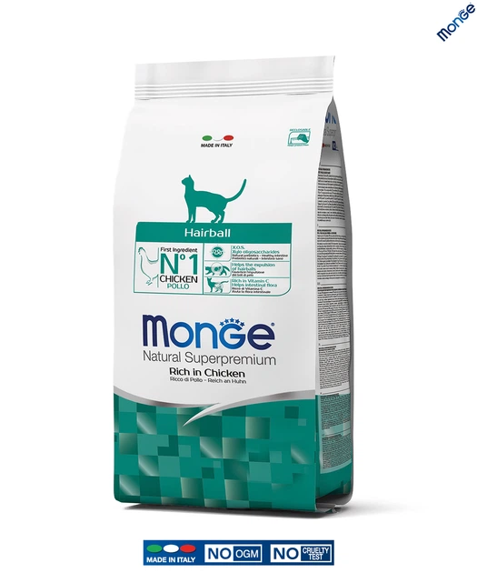 Сухой корм Monge Cat Hairball 0.4 кг (005227) - изображение 2