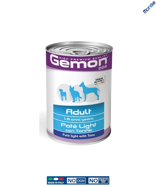 Вологий корм Monge Gemon Dog Wet Adult Light тунeць 0.4 кг (387842) - зображення 2