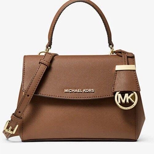 Женская коричневая сумка Michael Michael Kors Ava Extra-Small