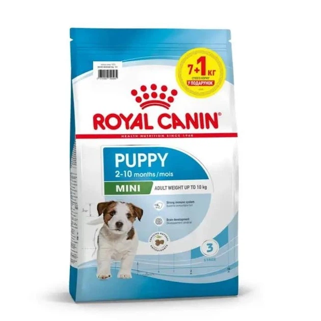 Сухой корм для щенков Royal Canin Mini puppy 7 кг + 1 кг (11744) - изображение 2