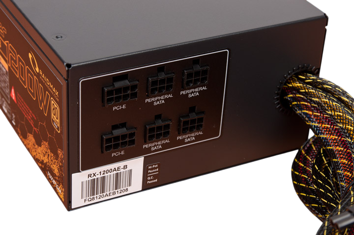 Блок питания Raidmax Cobra 1200W 80+ Gold (RX-1200AE-B) Б/У - изображение 5