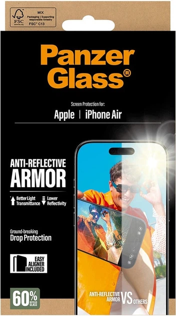 Захисне скло Panzer Glass Armor Anti-Reflective EasyAligner для Apple Air (PG55876) - зображення 4