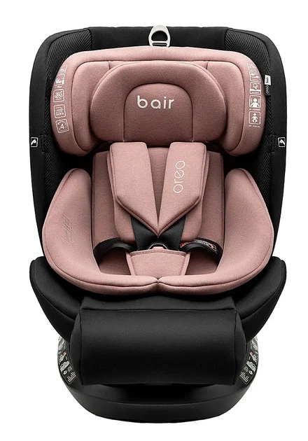 Автокрісло Bair Oreo 360 i-size Iso-fix BO-04 black-pink - Фото 9 Автокрісло Bair Oreo 360 i-size Iso-fix BO-04 black-pink - зображення 9