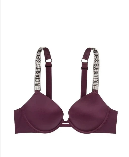 Комплект Victoria’s Secret push-up Темний вишневий 36D-S - Фото 5 Комплект Victoria’s Secret push-up Темний вишневий 36D-S - изображение 5