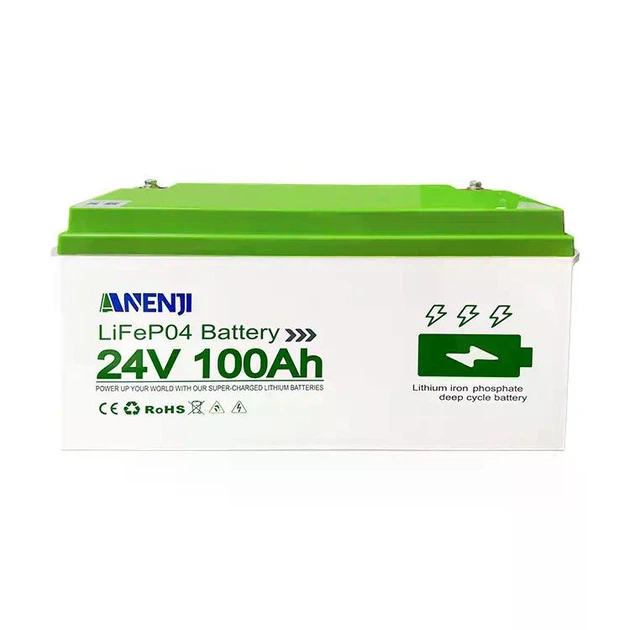 Акумуляторна батарея ANENJI 100 А 24В lifepo4 - Фото 1 Акумуляторна батарея ANENJI 100 А 24В lifepo4 - зображення 1