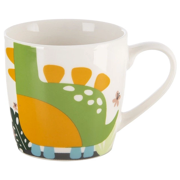 Набір чашка з мисочкою Orion для дітей порцеляновий динозавр 2 предмети (8592381206246) - зображення 3