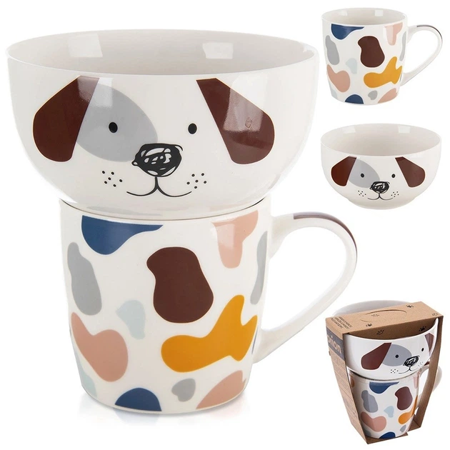 Набір чашка з мисочкою Orion для дітей порцеляновий пес 2 предмети (8592381206338) - зображення 5