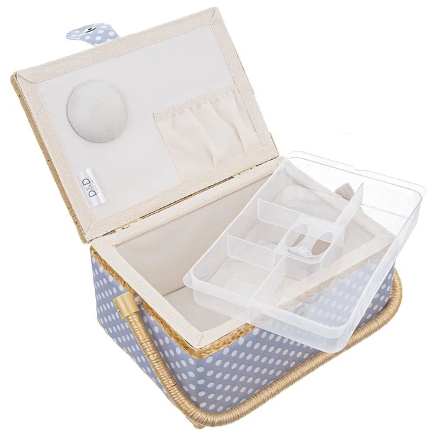 Органайзер для шиття Orion синій у горошок 30 x 23 x 16 см (8592381175559) - зображення 6