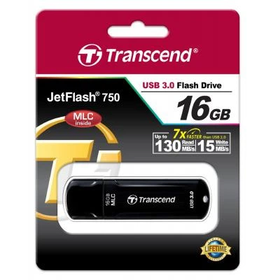 USB флеш накопитель Transcend 16GB JetFlash MLC USB 3.0 (TS16GJF750K) - изображение 5