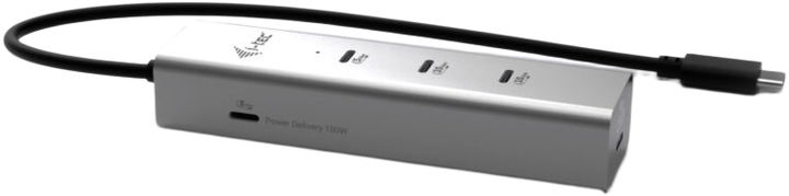 Hub i-tec USB-C Charging Metal HUB 5port with USB-C video 8K + PD 85W (CAHUBMETAL2A2CPD) - obraz 3