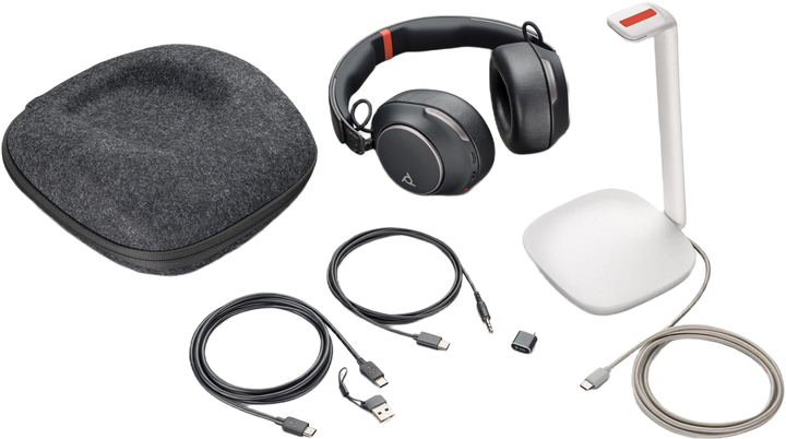 Słuchawki HP Poly Voyager Surround 85 UC USB-C Black (8G7T7AA) - obraz 6