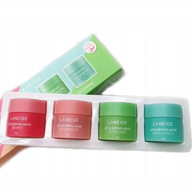 Набор масок для губ Laneige Lip Sleeping Mask Mini Kit, 4*8 - Фото 5 Набор масок для губ Laneige Lip Sleeping Mask Mini Kit, 4*8 - изображение 5