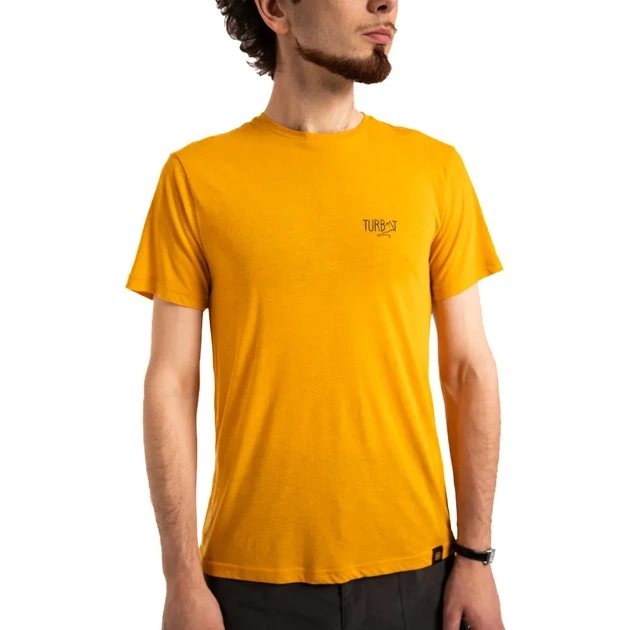Мужская футболка с надписью Turbat Magic SS Mns Golden yellow L (100076652) - изображение 3