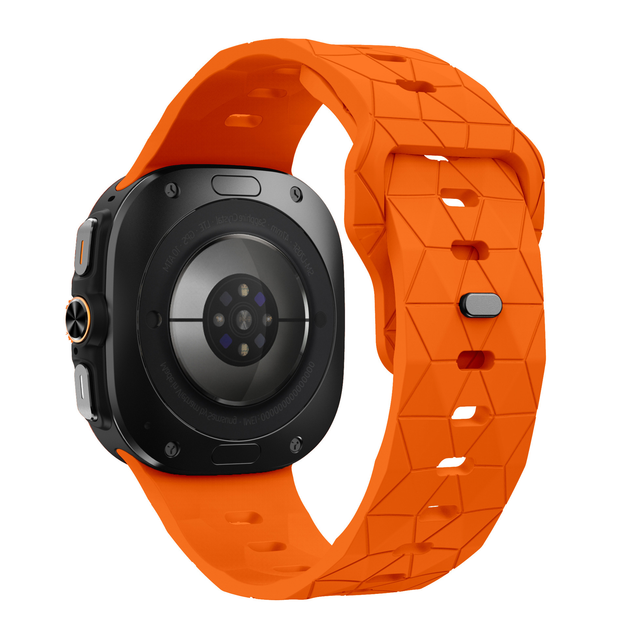 Ремінець TrailFlex для Samsung Galaxy Watch 7 Ultra 47mm – помаранчевий (силікон) від broband - Фото 1 Ремінець TrailFlex для Samsung Galaxy Watch 7 Ultra 47mm – помаранчевий (силікон) від broband - зображення 1