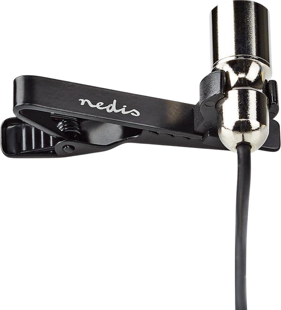 Петличний мікрофон Nedis jack 3.5 мм дротовий Чорний (MICCJ105BK) - зображення 3