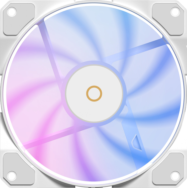 Вентилятор Ocypus Beta F12 ARGB White (BETA-F12-WH1AM00X-GL) - зображення 2