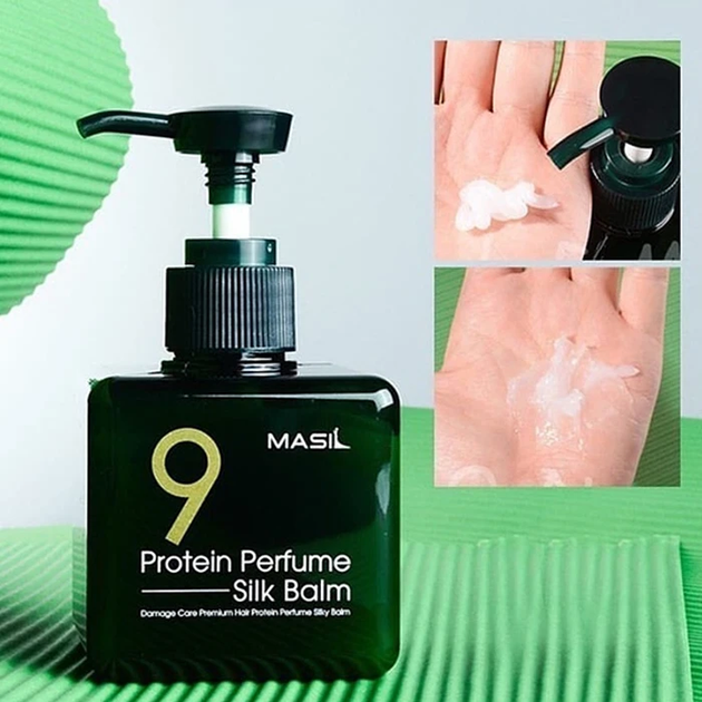 Masil Незмивний бальзам з протеїнами для пошкодженого волосся 9 Protein Perfume Silk Balm, 180 мл - Фото 2 Masil Незмивний бальзам з протеїнами для пошкодженого волосся 9 Protein Perfume Silk Balm, 180 мл - зображення 2