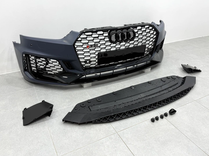 Бампер передний в стиле RS5 для Audi A5 2016-2019 для Audi A5 B9 2016- (9432) - изображение 4