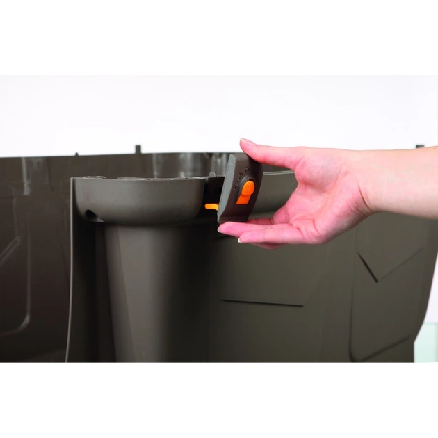 Контейнер для собак пластиковый, M–L (63×70×92 см), серо-коричневый(SU_D360A233FD8B) - изображение 3