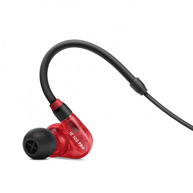 Słuchawki Sennheiser 3962 IE 100 PRO RED miniaturowe dokanałowe (4044155252576) - obraz 2