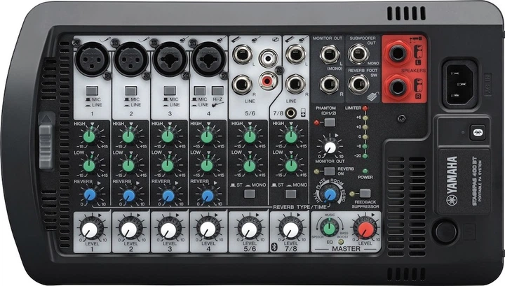 Система PA Yamaha STAGEPAS 400BT для промов та фонової музики (CSTAGEPAS400BT) - зображення 3