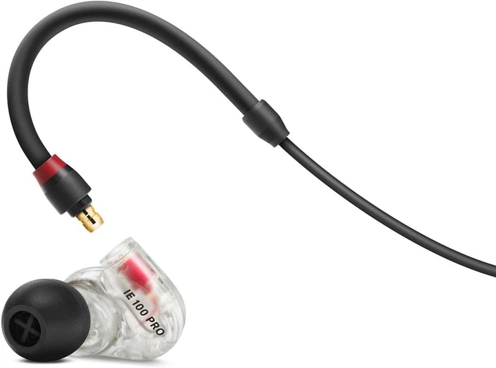 Słuchawki Sennheiser 3748 IE 100 PRO WIRELESS CLEAR miniaturowe dokanałowe (4044155257687) - obraz 4