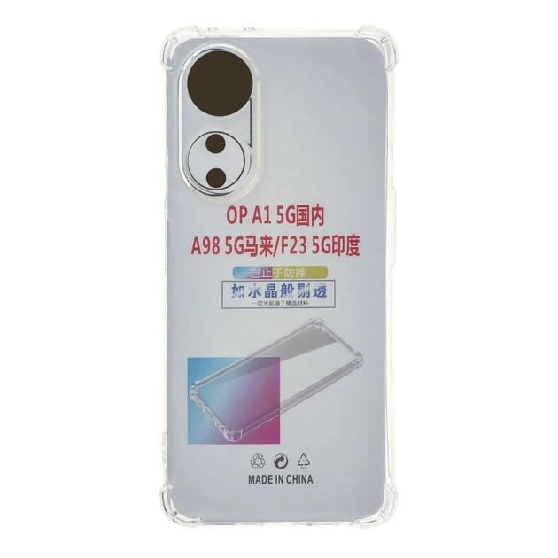 Чохол TPU Virgin Hard для Oppo A98 Колір Transparent - Фото 2 Чохол TPU Virgin Hard для Oppo A98 Колір Transparent - изображение 2