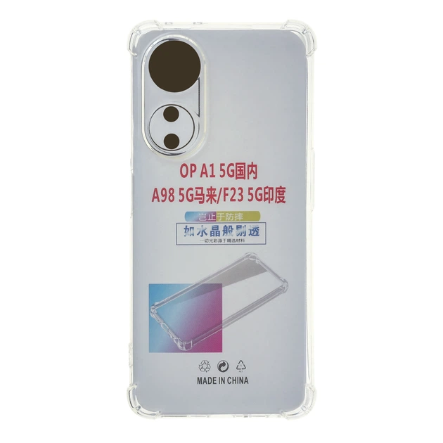Чохол TPU Virgin Hard для Oppo A98 Колір Transparent - Фото 6 Чохол TPU Virgin Hard для Oppo A98 Колір Transparent - изображение 6