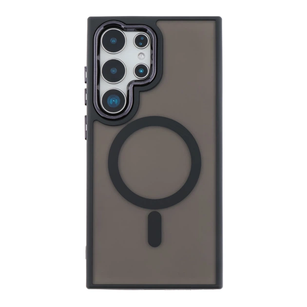 Чохол TPU+PC Space Magnetic Color with Magsafe для Samsung Galaxy S25 Ultra 5G (S938) Колір Black - изображение 15