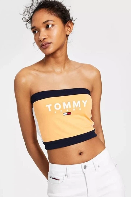 Топ Tommy Hilfiger 44(M) Оранжевый (131632) - Фото 1 Топ Tommy Hilfiger 44(M) Оранжевый (131632) - изображение 1