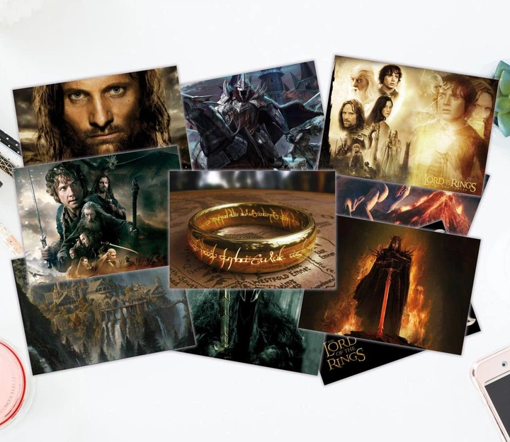 Набір постерів "Володар перснів. The Lord of the Rings" 10 шт, формат А4 - Фото 2 Набір постерів "Володар перснів. The Lord of the Rings" 10 шт, формат А4 - зображення 2
