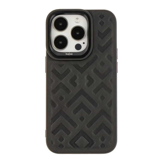 Чохол Kajsa Briquette Collection Rhombus для iPhone 14 Pro Колір Black - зображення 12